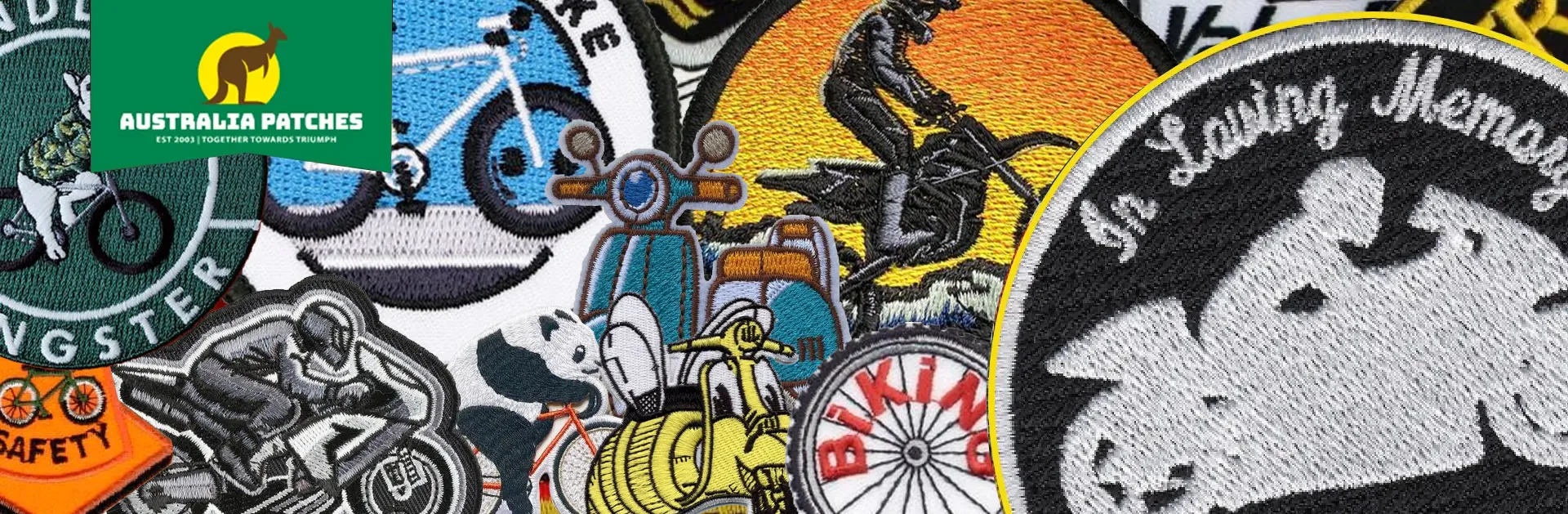 Motorcycle Patches Banner Motorcycle Patches Banner