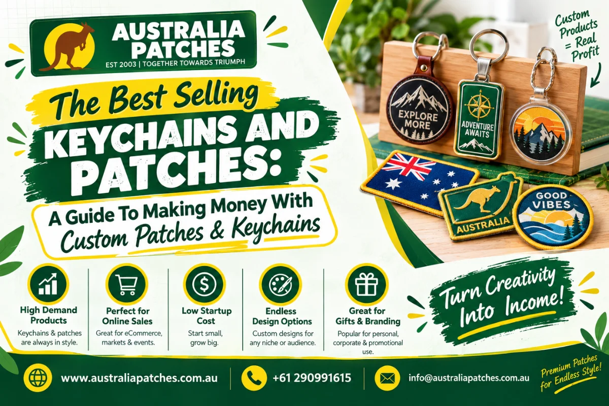 The Best Selling Keychains And Patches: A Guide To Making Money With Custom Patches & Keychains