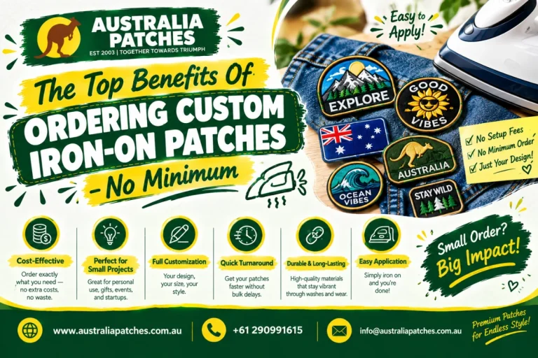 The Top Benefits Of Ordering Custom Iron-On Patches - No Minimum